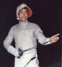Giovanni Scalzo, medaglia d'oro nella sciabola al Trofeo Internazionale di Scherma di Abano terme 1990