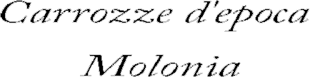 Carrozze d'epoca Molonia