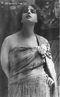 Pina Menichelli nacque a Messina nel 1893 Morì a Roma  attrice internazionale degli anni '20, diva del cinema muto, famosissima in Italia, i genitori messinesi erano anche loro attori. 